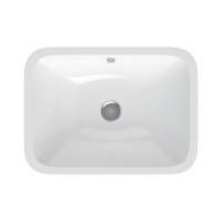 Раковина BERGES Ego встраиваемая снизу, 55х41 см, без отверстия под смеситель