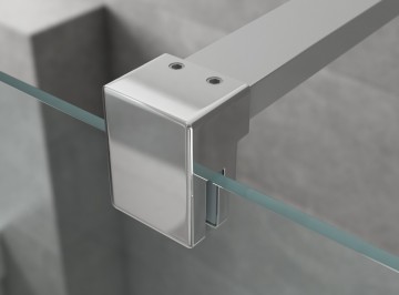 Душевое ограждение Ambassador Diamond 12011107L (120х80х200) прямоугольник,хром,стекло прозрачное,распашная-складная,1 место