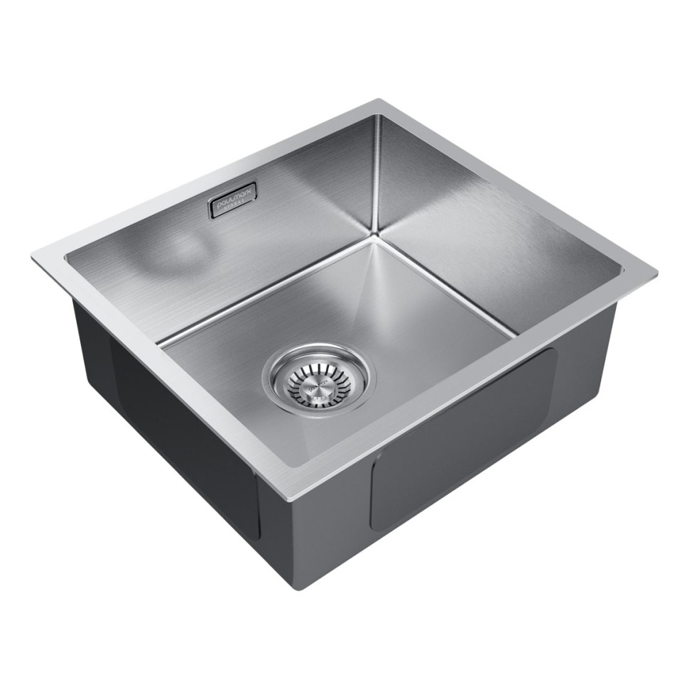 Мойка нерж. сталь AISI304 ALLER 44 UNI, PM904444-BS, брашированная нерж.сталь, 440х440мм, Starke-Paulmark