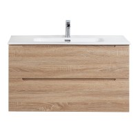 База под раковину подвесная BelBagno ETNA-800-2C-SO-WO-P Rovere Bianco