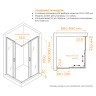 Душевой уголок RGW CL-44S 900x1000 (38094490-211)