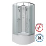 Душевая кабина Niagara Classic NG-2308-14BKT (90х90х210) высокий поддон(40см),стекло матовое,4 места