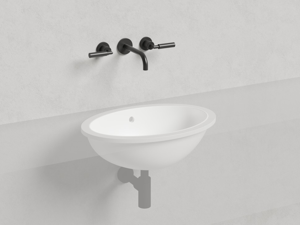 Раковина встраиваемая MAREA 12 565х394х182 S-Stone Матовое