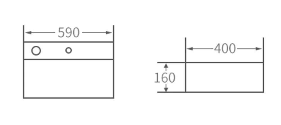 Раковина Ceramalux 6253R