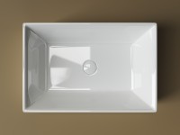 Умывальник чаша накладная прямоугольная Element 590x390x160мм