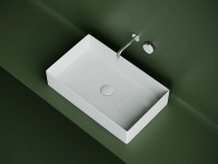 Раковина накладная прямоугольная 601x361x130, цвет белый, арт. CN6070