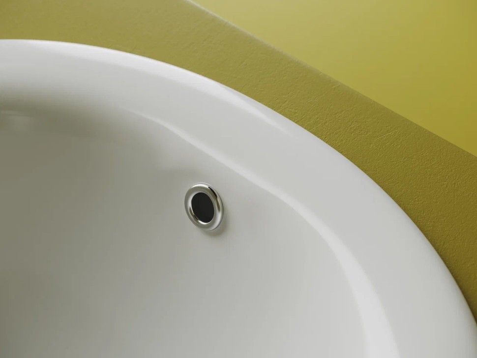 Раковина встраиваемая сверху CERAMICANOVA Sun овальная с переливом 515x455x200 мм цвет белый арт. CN6080