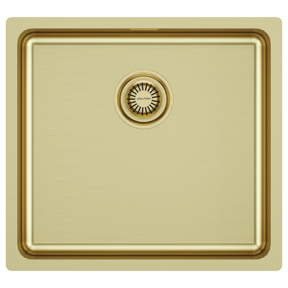 Мойка нерж. сталь VISTA 48, PM304844-LG, светлое золото, 480х440мм, Paulmark