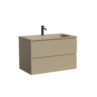 Тумба подвесная SANCOS Folk 790х445х500, c двумя ящиками оснащенными доводчиками, Капучино, арт.FL80CP