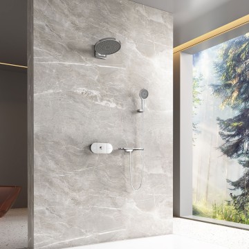 Душевой комплект Футура (Futura) VSFW-2F12TCH термостатический встраиваемый, 3 режима, хром