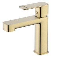 AQM6610BG Parma Смеситель для раковины однорычажный, Brushed gold
