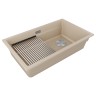 Мойка LUMI-PRO 74 UNI, IT-GRANIT, LU-PRO 74-LA, латте, 740х450, Paulmark