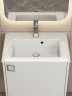 Раковина для ванной 50 см, Uperwood Aurora, белая глянцевая