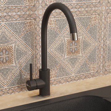 Смеситель для кухни Uperwood Quartz Premium UPD-02-04, черный