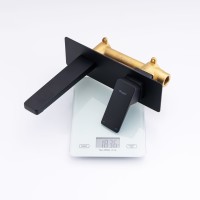 Смеситель Raglo встраиваемый для умывальника R30.11.06 Черный