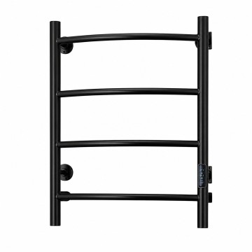 Полотенцесушитель электрический Оттимо Рикурва 1340060BLR4EN 40*60 диммер R, чёрный матовый