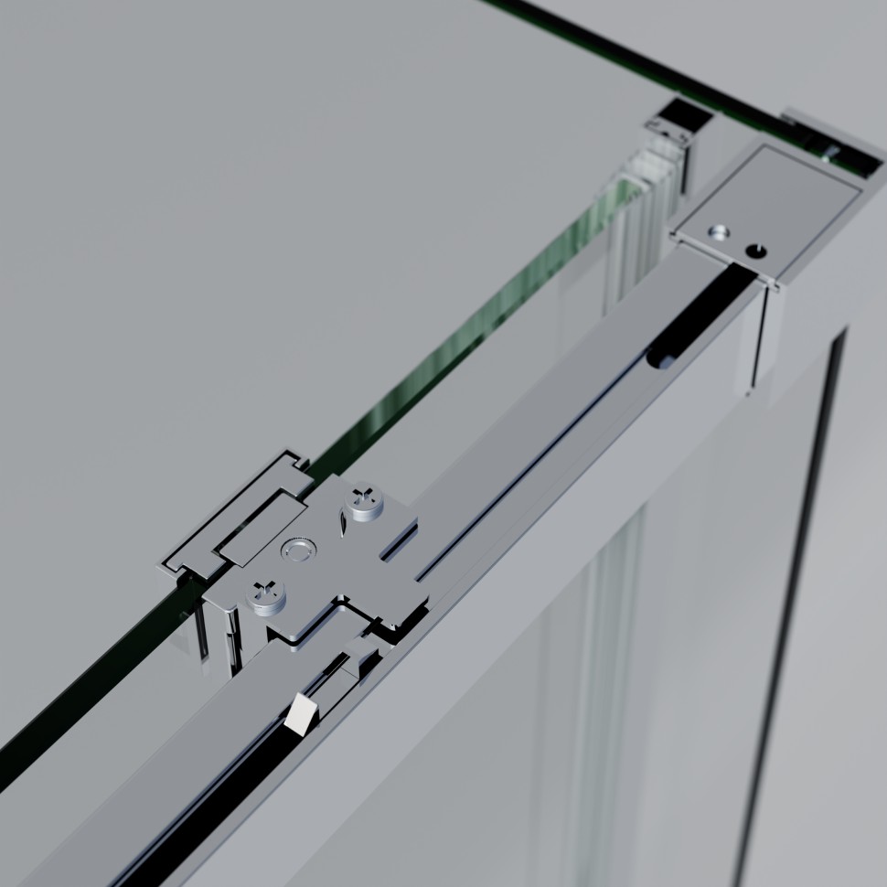 Душевой уголок Soft 2 VSR-3SO29010CL, 1000*900, хром, стекло прозрачное