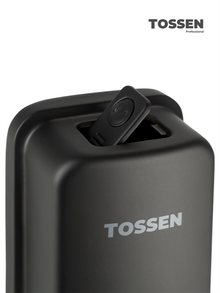 TOSSEN MN-500 MB - механический диспенсер жидкого мыла (коллекция «Матовый чёрный»)