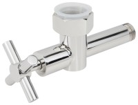 Вентиль запорный крестовой (G 1" НГ х G 1/2" НР)