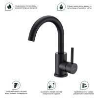 Смеситель Splenka для кухни S201.13.06 Черный