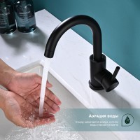 Смеситель Splenka для кухни S201.13.06 Черный