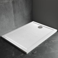 Душевой поддон Veconi Pietra W, 900x900x30, искусственный камень, белый