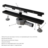 Душевой трап RGW SDR-08B (1000)