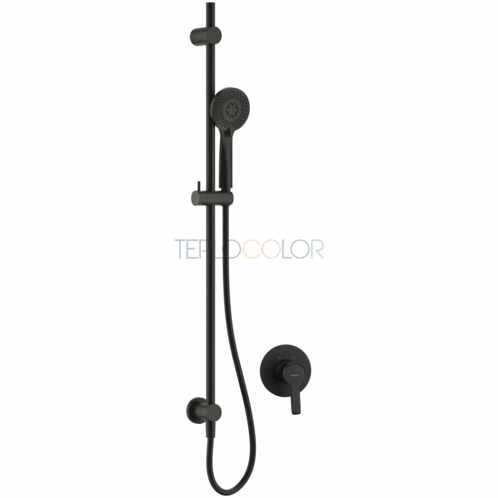 Набор для душа скрытого монтажа, со стойкой