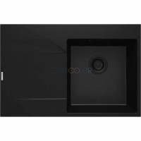 Гранитная мойка, 1-чаша с осушкой - левый