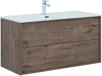 Тумба с раковиной Lino 100 (Flat) Дуб Веллингтон