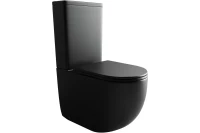 Напольная пристенная чаша унитаза METROPOL Rimless CN4001-BMB Ceramicanova