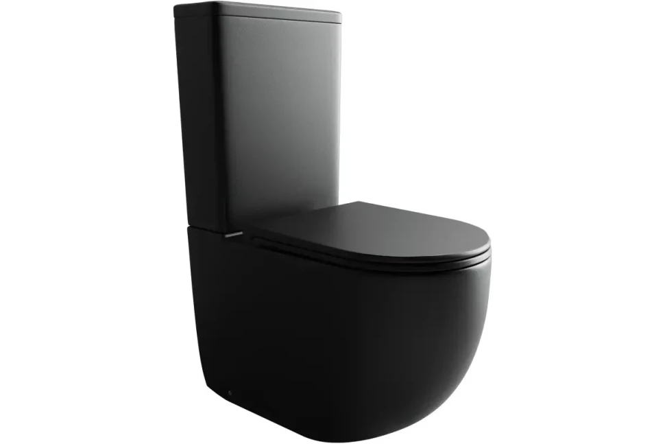 Напольная пристенная чаша унитаза METROPOL Rimless CN4001-BMB Ceramicanova