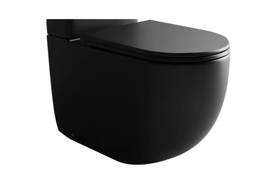 Напольная пристенная чаша унитаза METROPOL Rimless CN4001-BMB Ceramicanova