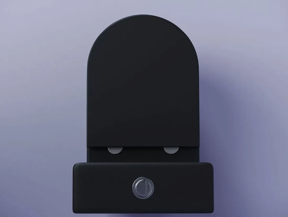 Напольная пристенная чаша унитаза METROPOL Rimless CN4001-BMB Ceramicanova