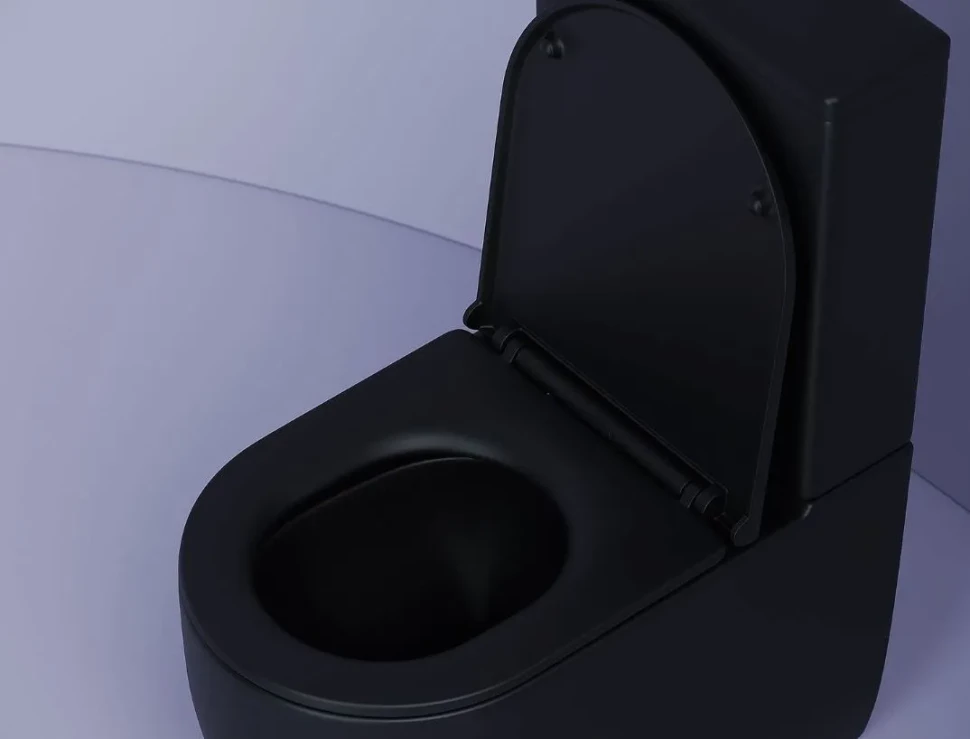 Напольная пристенная чаша унитаза METROPOL Rimless CN4001-BMB Ceramicanova