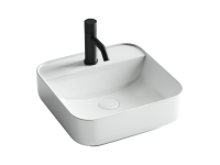 Умывальник чаша накладная квадратная Element 390x390x140мм