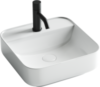 Умывальник чаша накладная квадратная Element 390x390x140мм