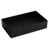 Раковина накладная прямоугольная 601x361x130, цвет черный матовый, арт. CN6070MB