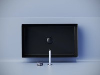 Раковина накладная прямоугольная 601x361x130, цвет черный матовый, арт. CN6070MB