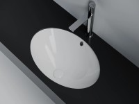 Раковина встраиваемая снизу CERAMICANOVA Era овальная 615x435x220 мм цвет белый арт. CN6081