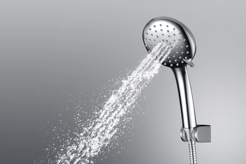 Душевая лейка SANCOS Lotus, диаметр 115 мм, 3 режима, цвет хром, арт. SC6003CH