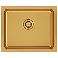 Мойка нерж. сталь VISTA 54, PM305444-BG, брашированное золото, 540х440мм, Paulmark