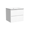 Тумба подвесная SANCOS Libra 590х450х500, c двумя ящиками оснащенными доводчиками, белый глянец , арт. LB60W