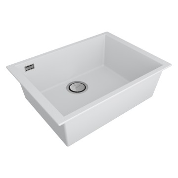 Мойка NEO CLASSIC 60, ACRYSTONE, PM966044-WH, WHITE, 600х440 мм, Paulmark
