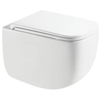 AQM2016PRO Унитаз подвесной сиденье SoftClose, технология смыва Invisible, скрыт крепеж. 480х340х350