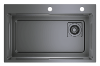 Мойка - профессиональная ручная работа Raglo, графит R702