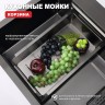 Мойка - профессиональная ручная работа Raglo, графит R702