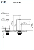 Смеситель для раковины Panther L066-CH-K хром