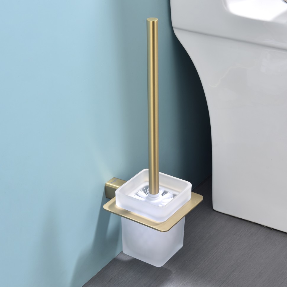 Ершик настенный Raglo сатин золото