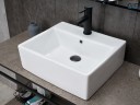 Раковина Gid N9145 51214 накладная белая 45.5x40x15